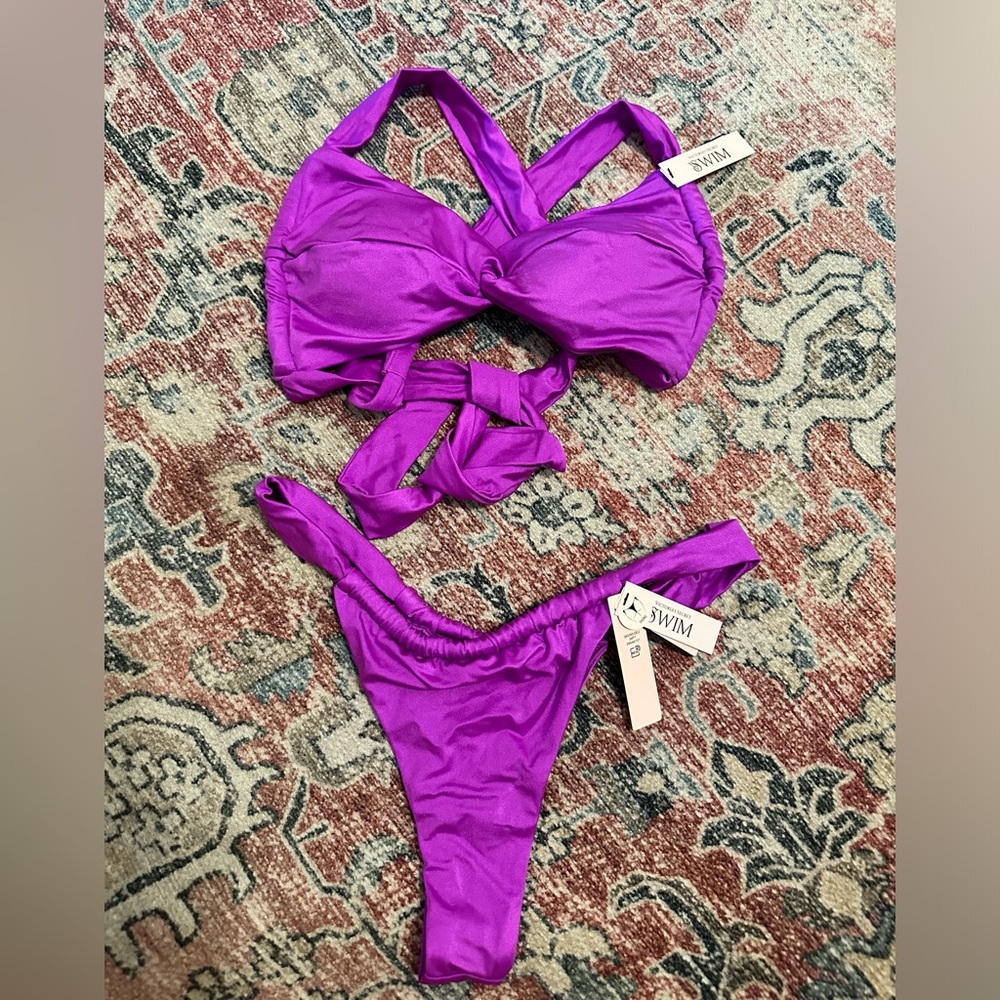 Victorias Secret Vibrant Purple Bikini Set NWT Size medium